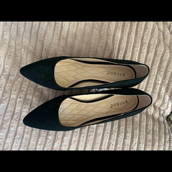 Bamboo black heels - Picture 3 of 4